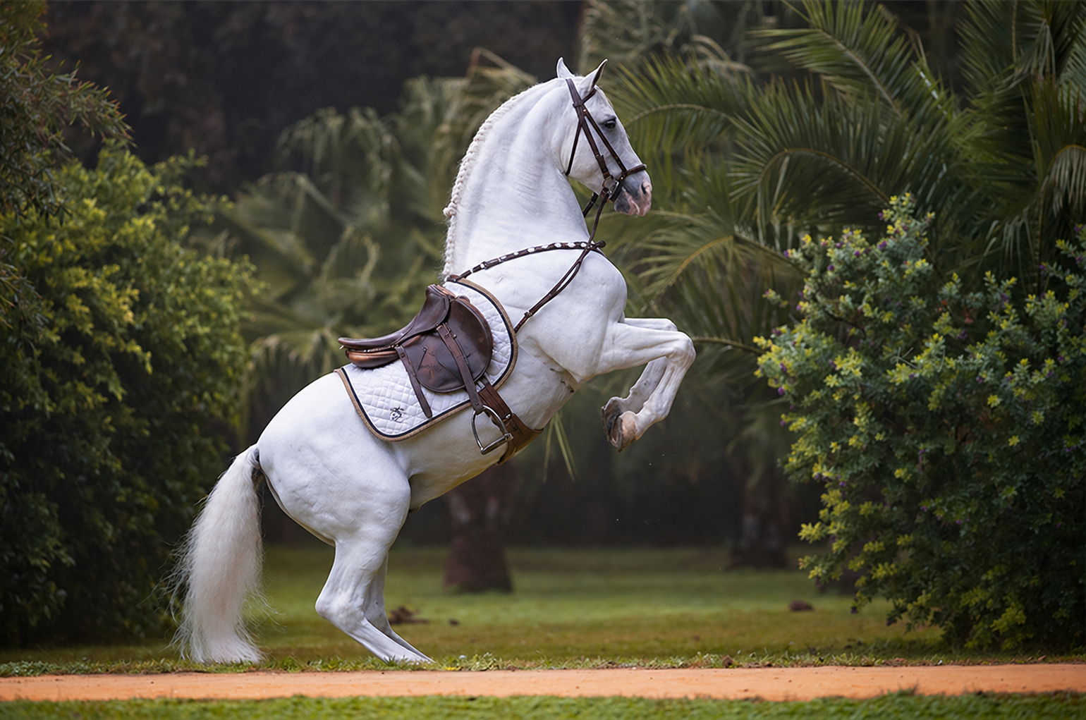 Caballo en bodegas de Jerez